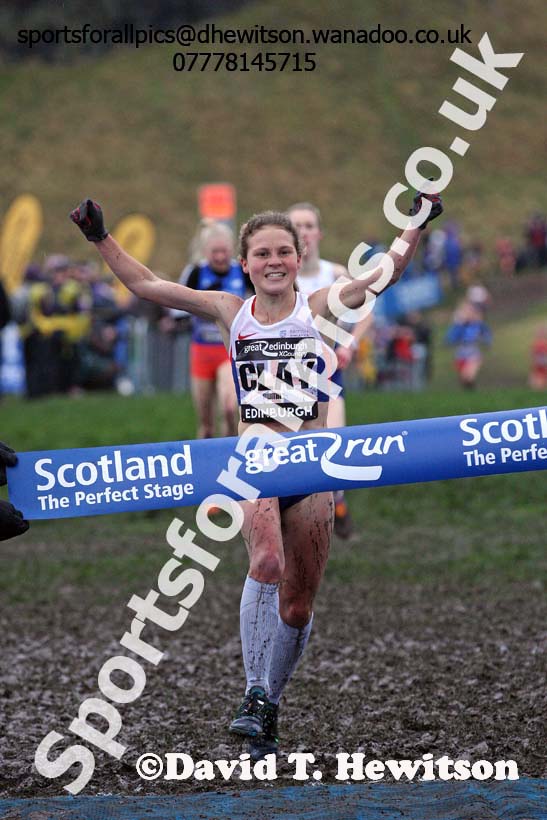 Junior womens Great Edinburgh Cross Country. Photo: David T. Hewitson/Sports for All Pics